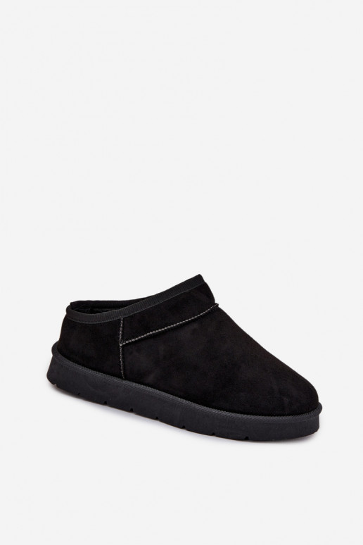 Botas de nieve Femenino calentamiento con pelo dentro de color negro Serenne