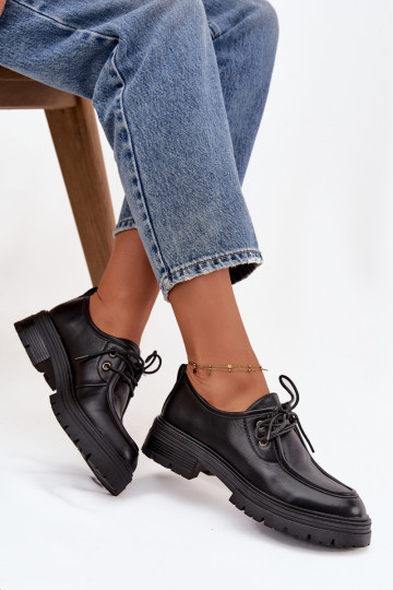 Zapatos de mujer de piel sintética color negro Adrelle