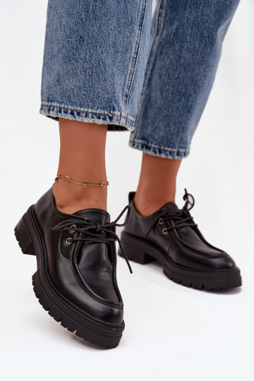 Zapatos de mujer de piel sintética color negro Adrelle 2