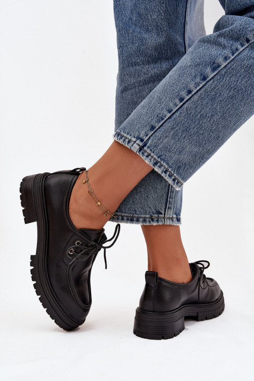 zapatos Femenino de cuero ecológico de color negro Adrelle