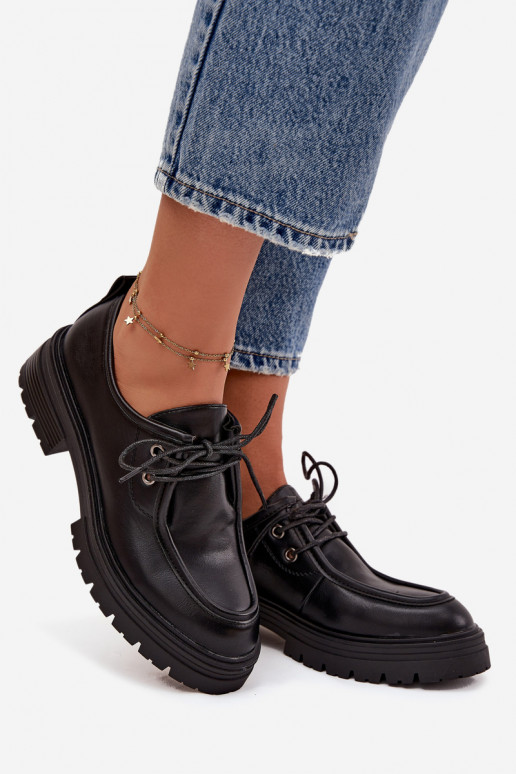 zapatos Femenino de cuero ecológico de color negro Adrelle