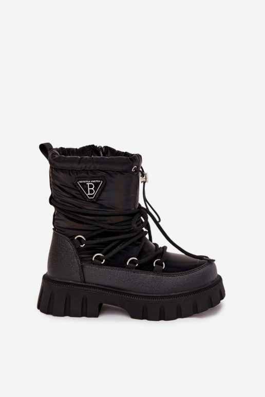 botas de nieve para niños de color negro Adelisse