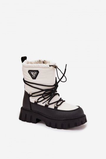 botas de nieve para niños el color blanco Adelisse