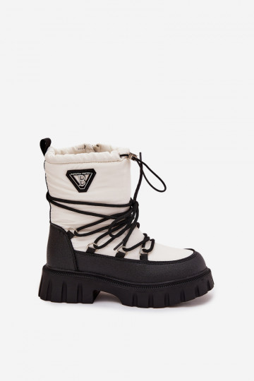 botas de nieve para niños el color blanco Adelisse 2