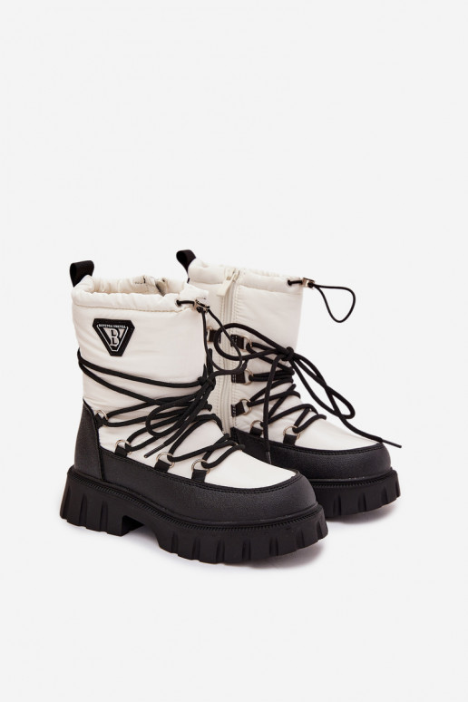 botas de nieve para niños el color blanco Adelisse
