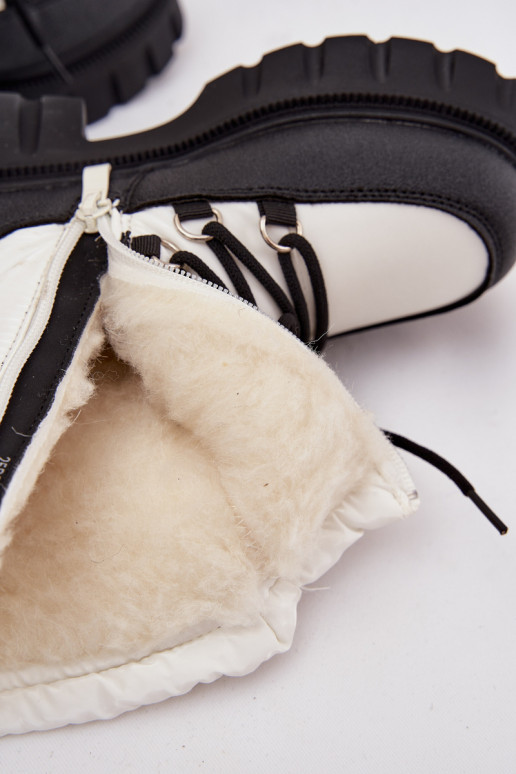 botas de nieve para niños el color blanco Adelisse