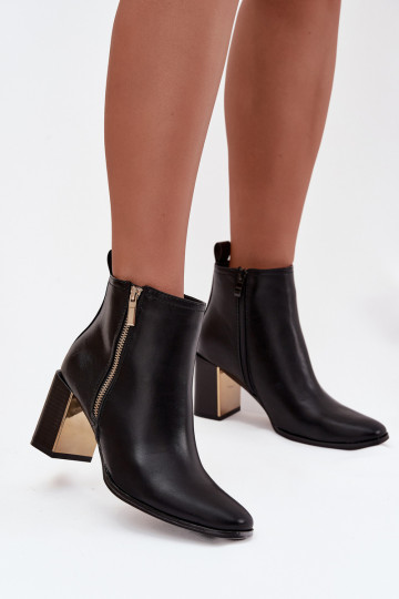 Botas de invierno con cordones para mujer color negro "Soia" 2