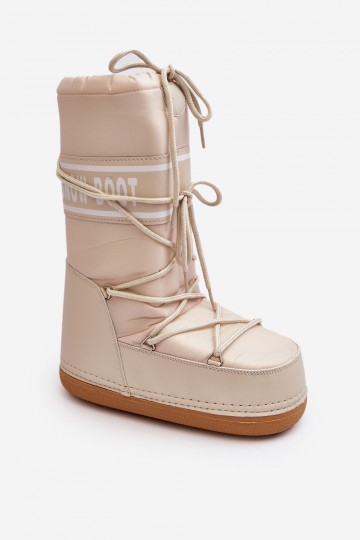 Femenino Alto Botas de nieve beige Venila