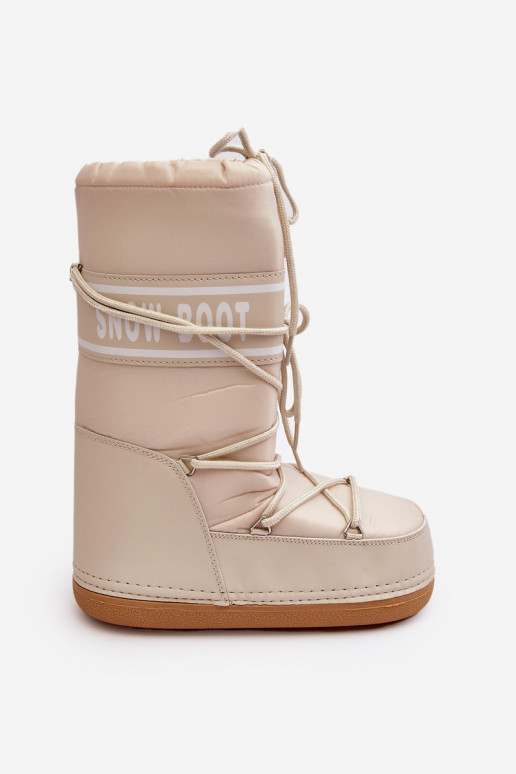Femenino Alto Botas de nieve beige Venila