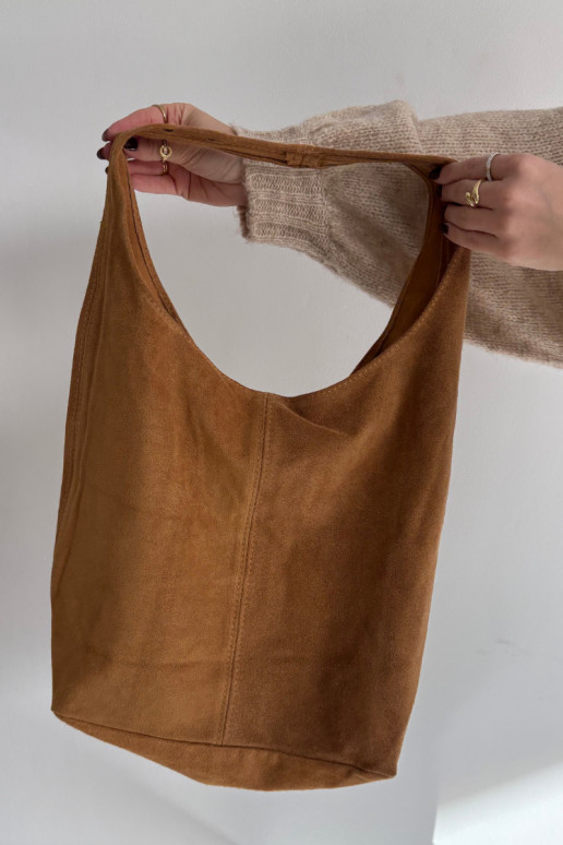 Skórzana de gamuzaoAa Tiene queno color marrón Rilith