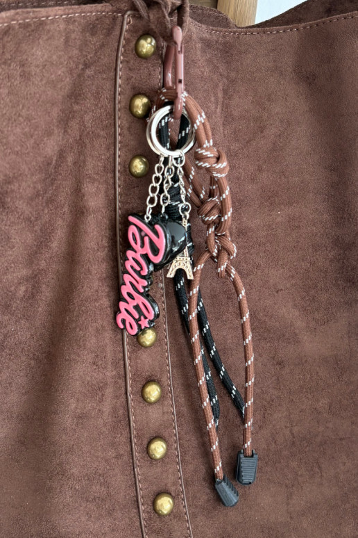 Breloczek Do Torebki Kluczy Barbie ENieża Eiffla Serduszko Celith