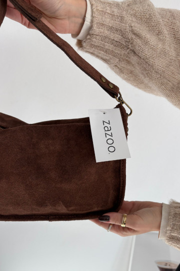 Skórzana de gamuzaoAa Tiene queno Zdobiona Con pedrería Tiene querrón Savra 2