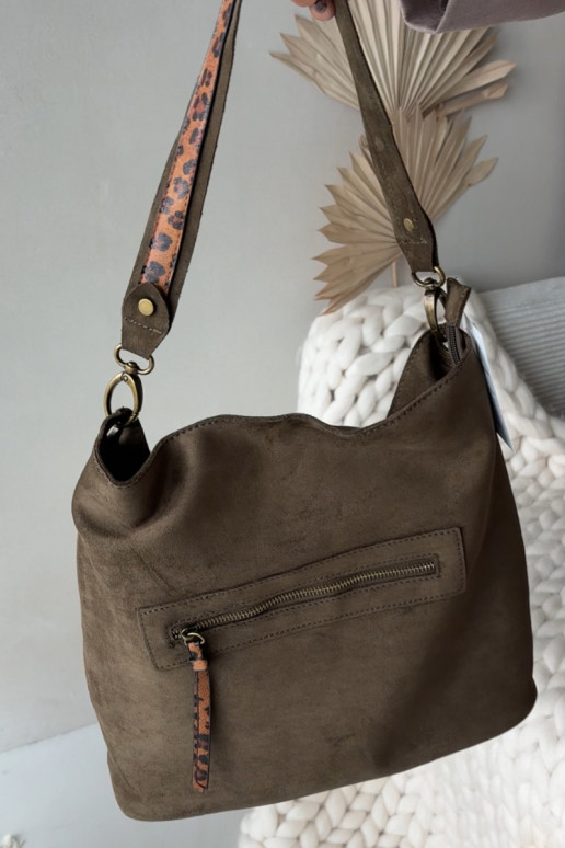 Tiene quenode gamuza ecológicau Oscurozielona Deliane