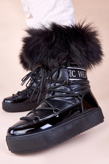 Botas de nieve negras con... 2