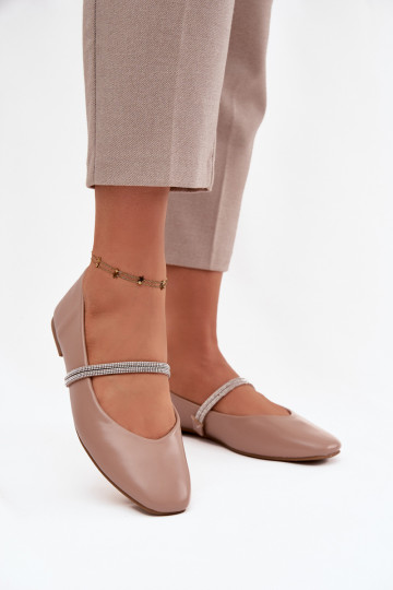 bailarinas FemeninoBłyszczącymi Paskami beige Ilirene