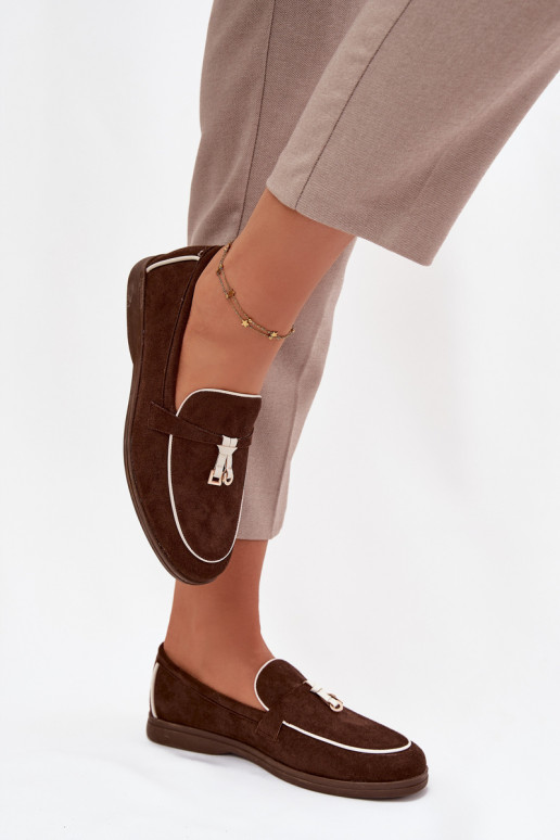 Mocasines Mocasines Femeninode gamuza ecológicau CzekoladoAe DarAen