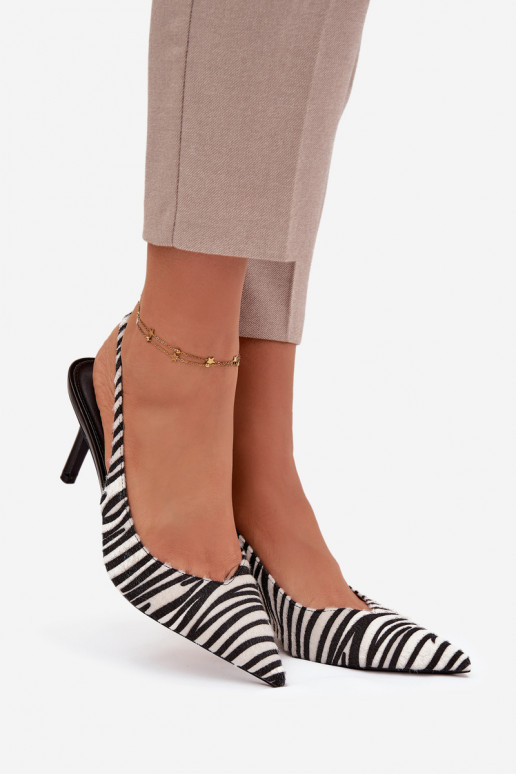 Zapatos con tacones finos Zebra Phelia