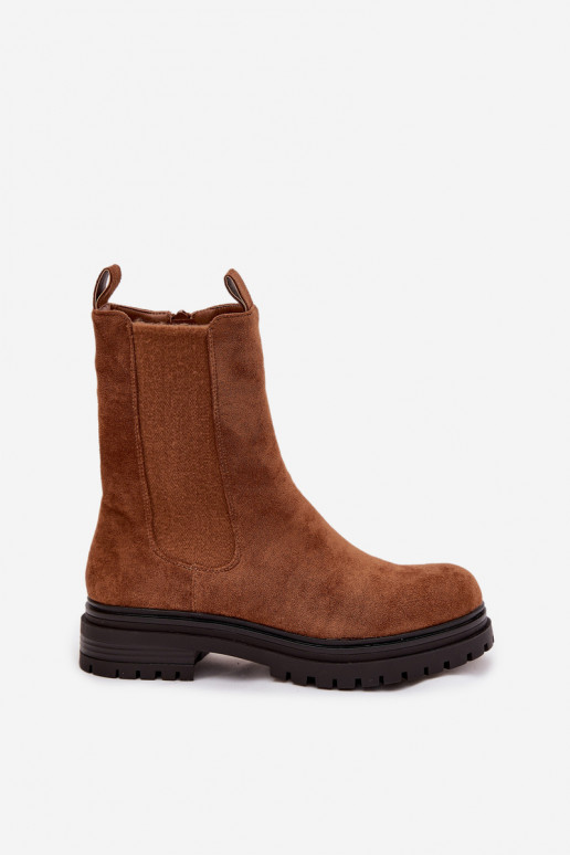 botas con estilo Femenino Al castillo color marrón Julienne