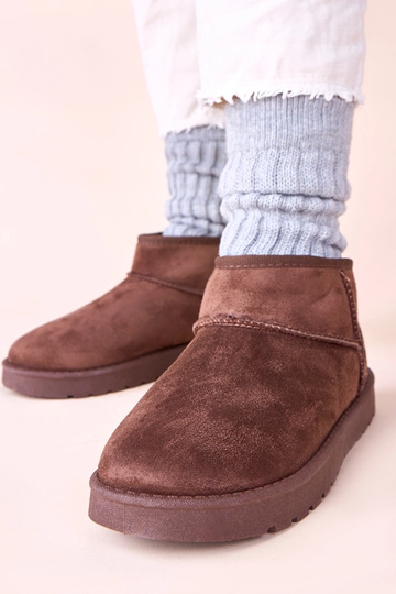 Botas de nieve color chocolate con piel Elriee 2