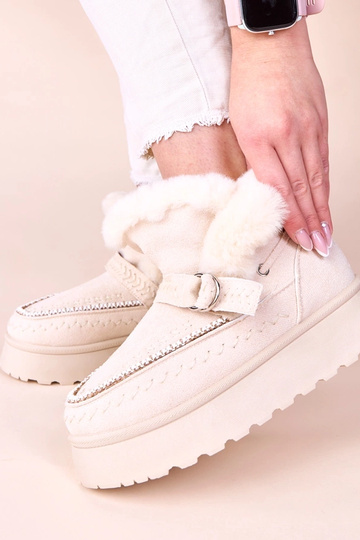 Botas de nieve color arena... 2