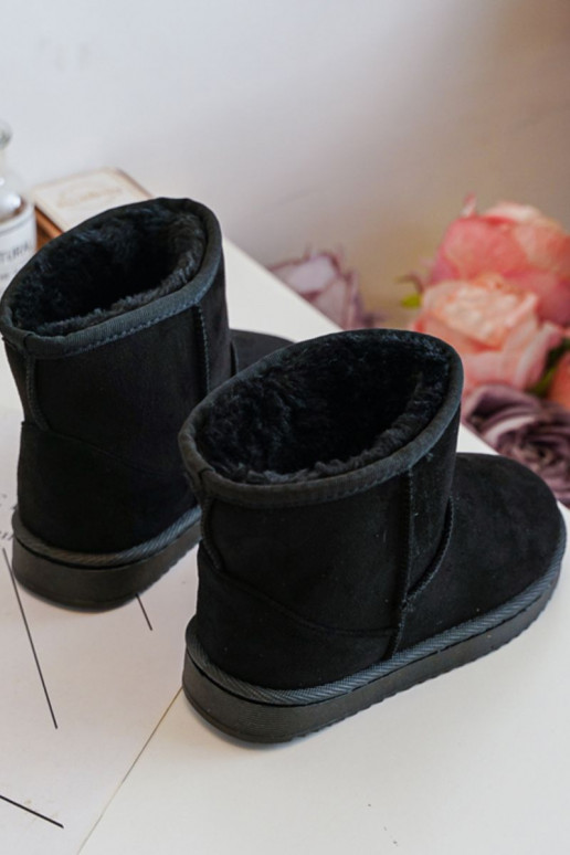 Cálidas botas de invierno para niños en color negro Gooby