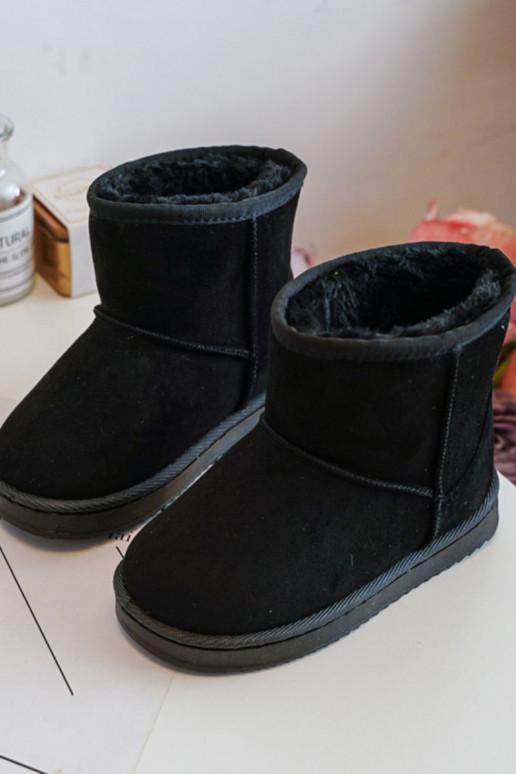 Cálidas botas de invierno para niños en color negro Gooby