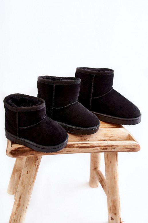 Cálidas botas de invierno para niños en color negro Gooby