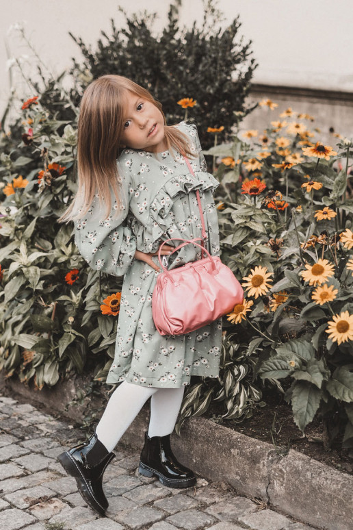 Botas infantiles calentitas con efecto barniz, color negro Porky