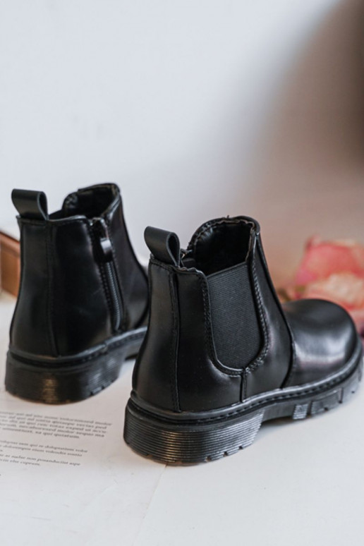 Botas infantiles calentitas en color negro Porky
