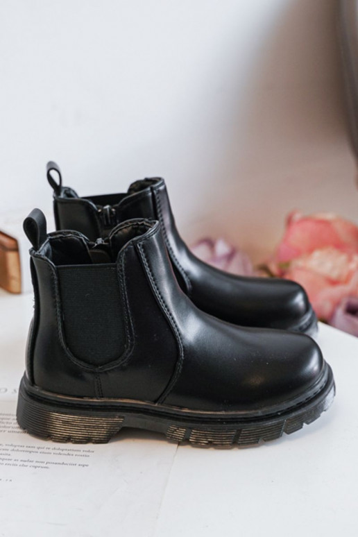 Botas infantiles calentitas en color negro Porky