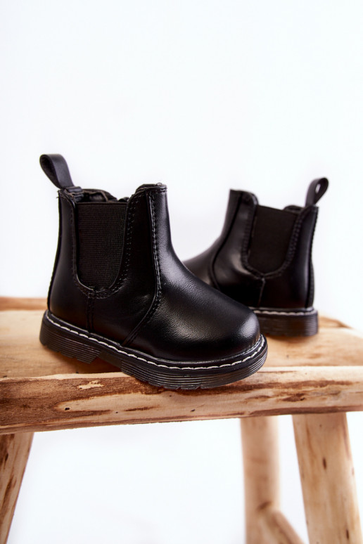 Botas infantiles calentitas en color negro Porky