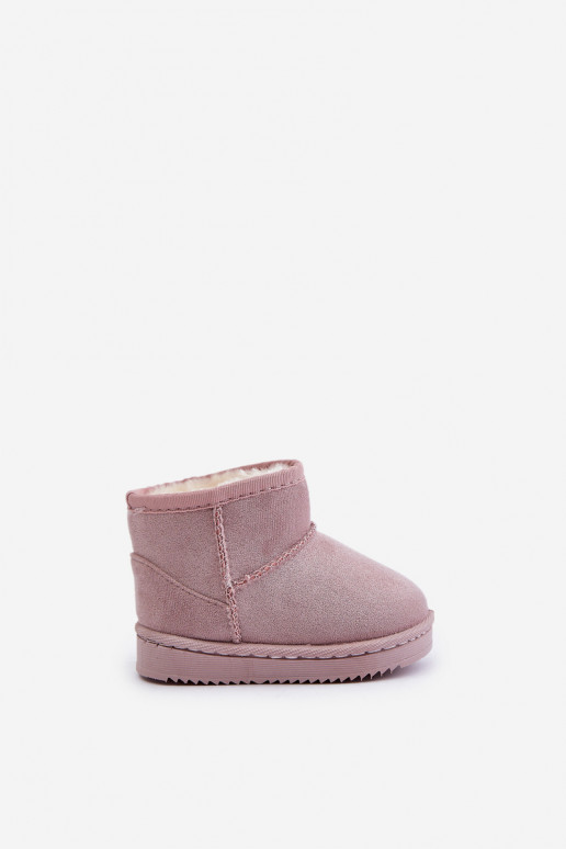 Cálidas botas de invierno para niños Gooby rosa