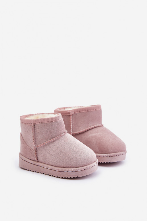 Cálidas botas de invierno para niños Gooby rosa