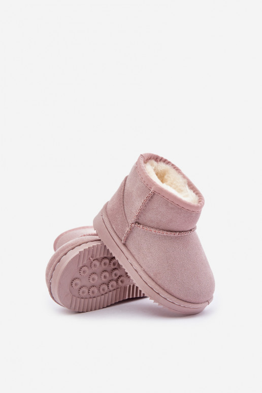 Cálidas botas de invierno para niños Gooby rosa