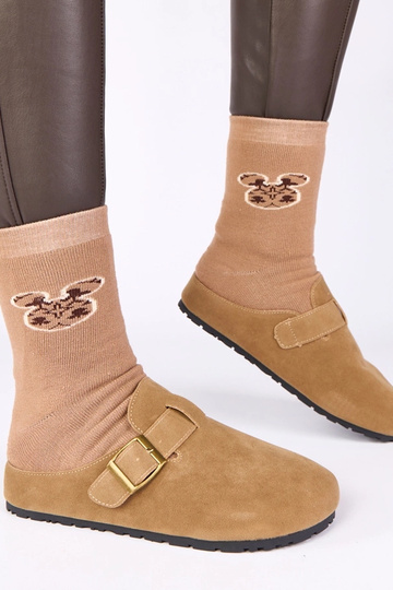 Botines color arena con... 2