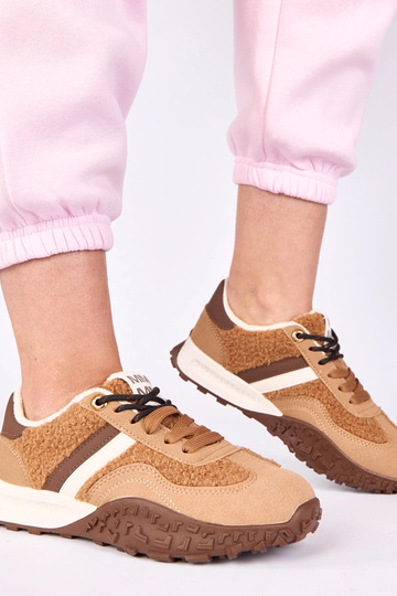 Zapatillas marrones cálidas con piel Sanna 2