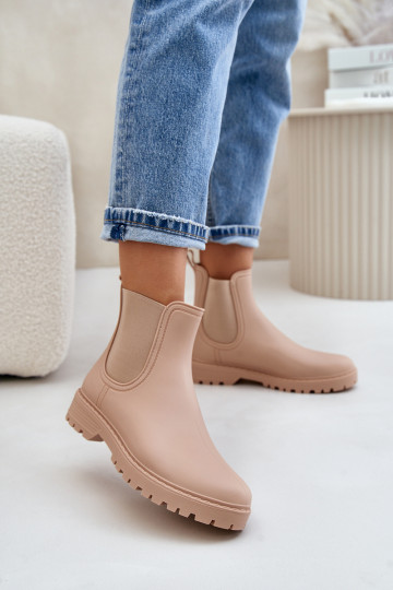 Botas de goma FemeninoElastycznymi ENstaAkami beige Ciariel