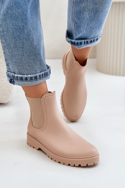 Botas de goma FemeninoElastycznymi ENstaAkami beige Ciariel