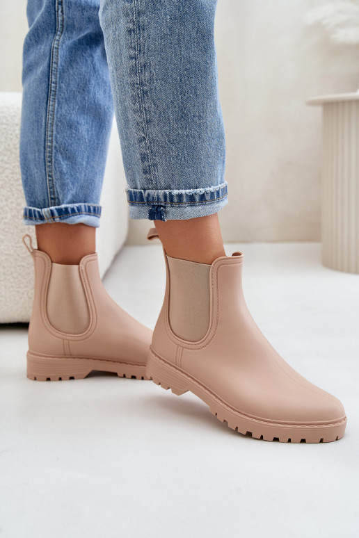 Botas de goma FemeninoElastycznymi ENstaAkami beige Ciariel