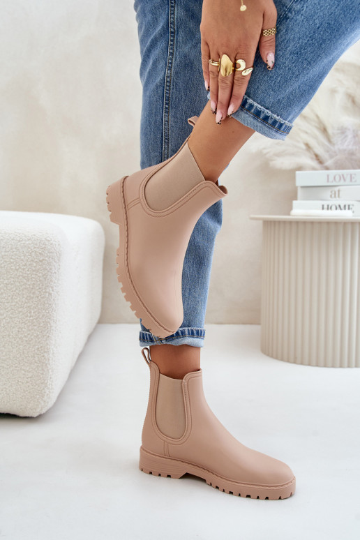 Botas de goma FemeninoElastycznymi ENstaAkami beige Ciariel