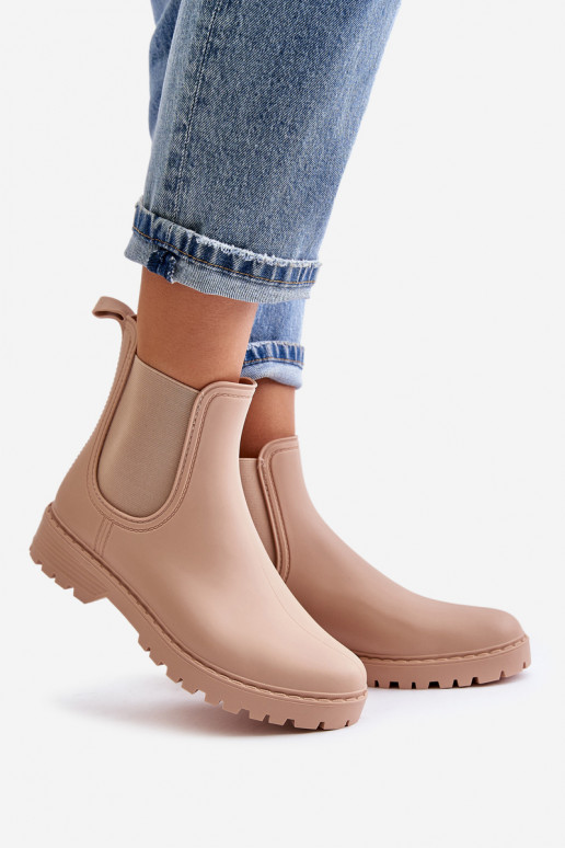 Botas de goma FemeninoElastycznymi ENstaAkami beige Ciariel