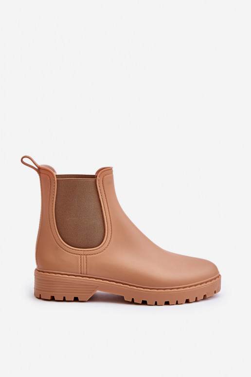 Botas de goma FemeninoElastycznymi ENstaAkami color marrón Ciariel