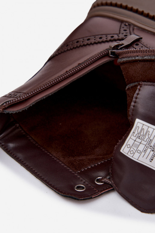 Piel Botas Tiene quesculino Lee Cooper LCJ-25-33-3960 color marrón