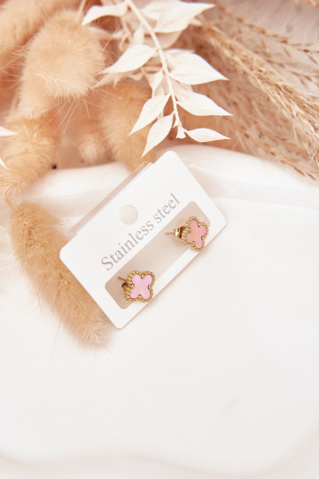 con detalles elegantesi de acero inoxidable oro-color rosa