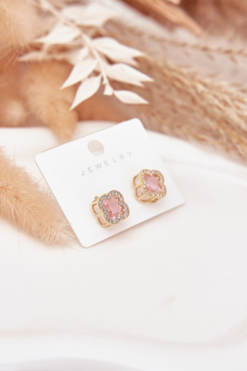 con detalles elegantesi con ojos centelleantes oro-color rosa