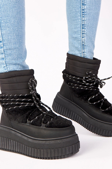 Botas de nieve negras con... 2