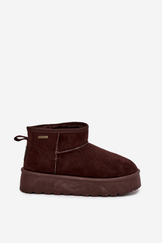 botas de nieve bajas con plataforma Big Star OO274A101 color chocolate