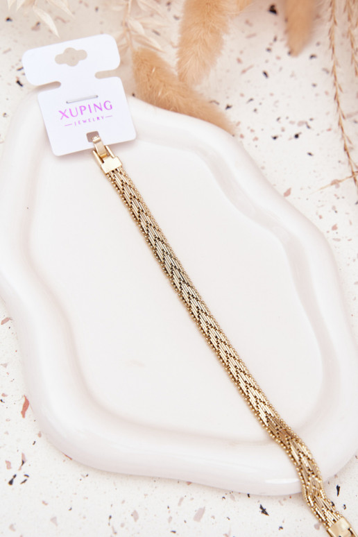 Una pulsera Femenino color dorado