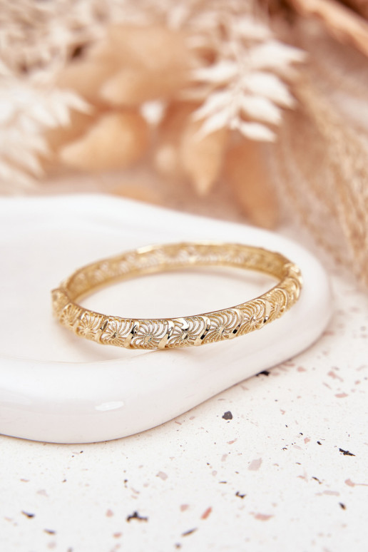 Fresco Una pulsera Femenino Hecho de acero quirúrgico color dorado