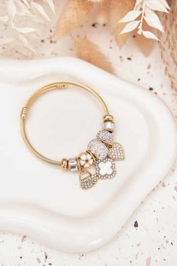 Una pulsera z ZaAieszkami Charms color dorado 2